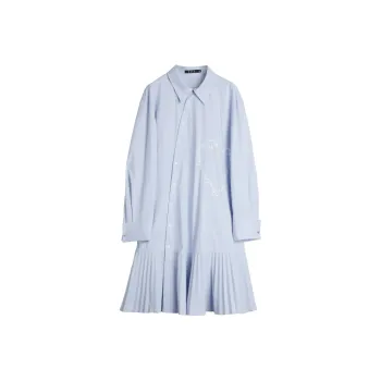 ELLE Long Sleeved Dresses Women's Light Blue