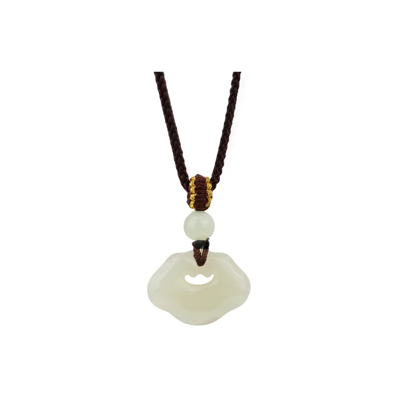 CHINA GOLD Pendants Pale Greenish White Jade Unisex-0
