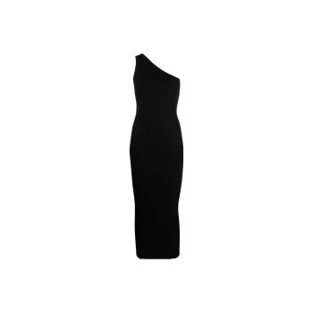 TOTEME One shoulder Ribbed knit Dress