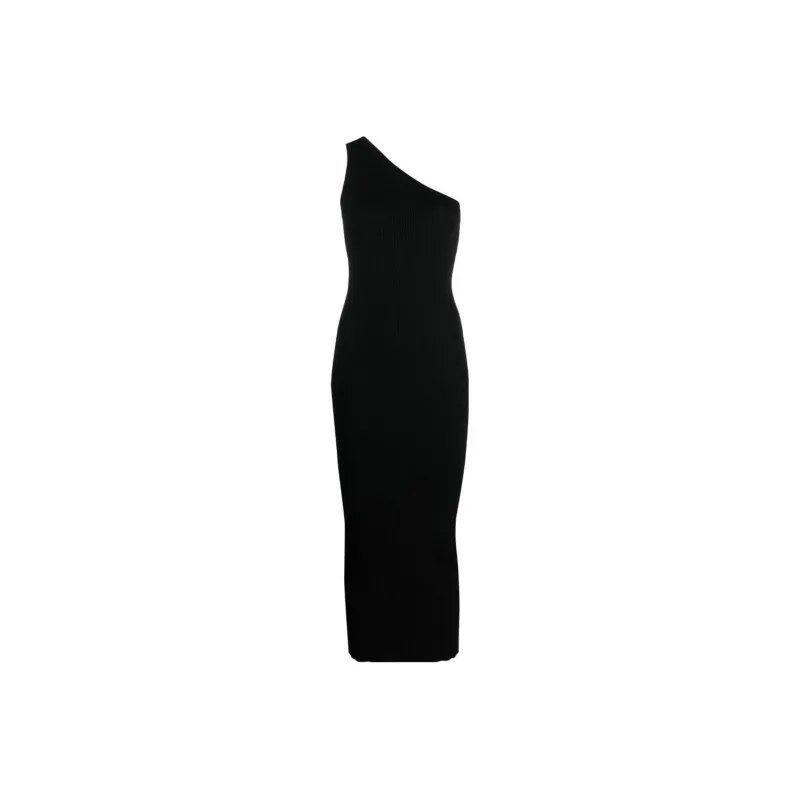 TOTEME One shoulder Ribbed knit Dress-0
