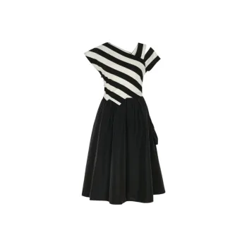 XG Short Sleeved Dress Women's Stripes