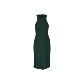 MICHAEL KORS Double Faced Stretch Wool Crepe Racerback Sheath Dress