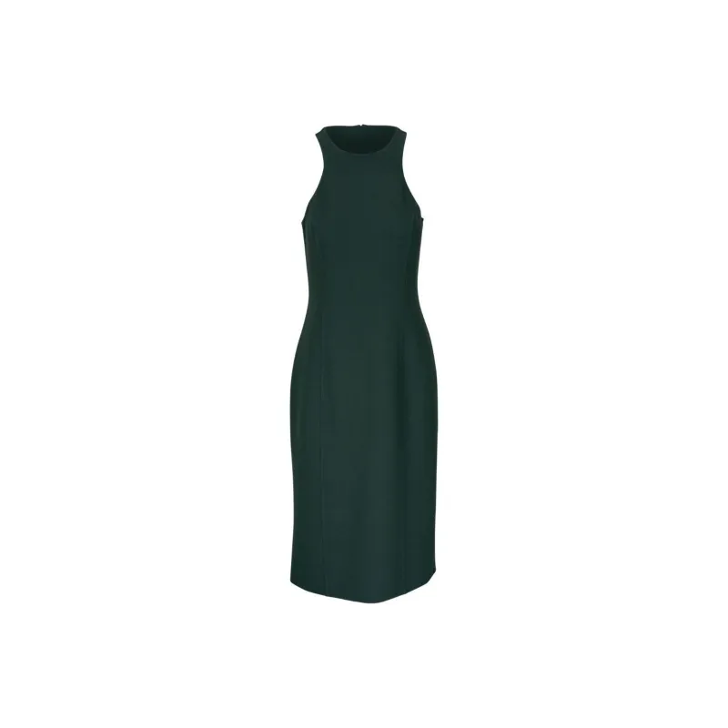 MICHAEL KORS Double Faced Stretch Wool Crepe Racerback Sheath Dress-0