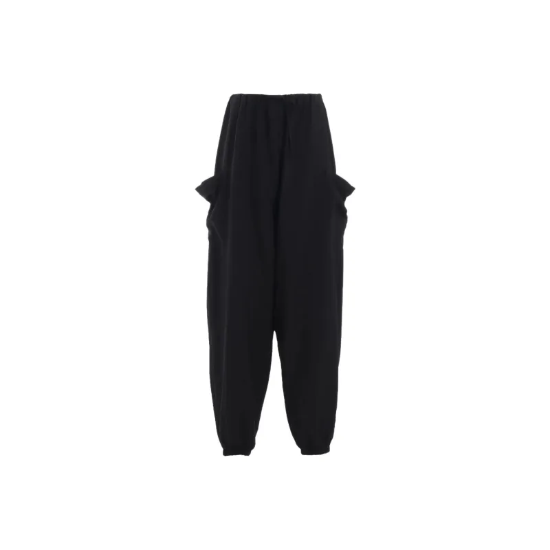 Yohji Yamamoto Relaxed Fit Pants 'Black'-0