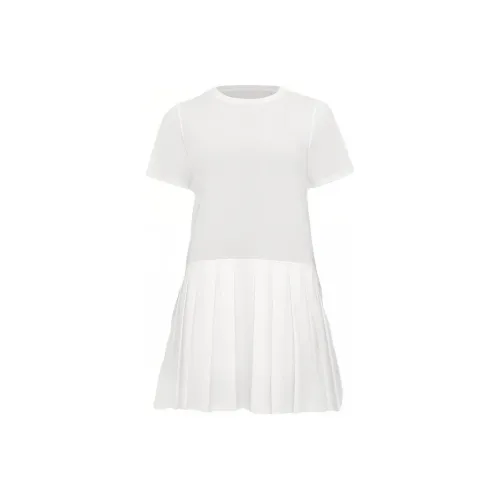 peaked Short-Sleeved Dresses Women's