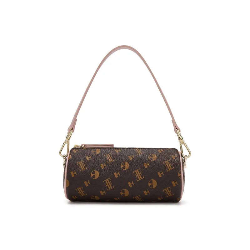 ELLE Synthetic Leather Cylinder Bag, Shoulder Bag Women's Multicolor-10