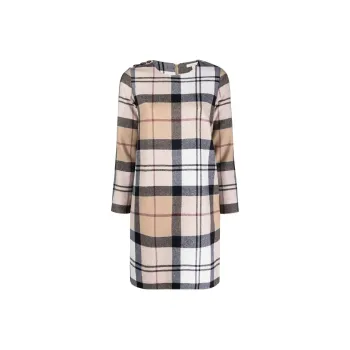 BARBOUR Long Sleeved Dress Women's Khaki