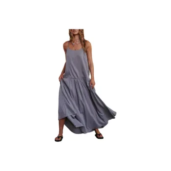FREE PEOPLE Gemma Maxi Slip Dresses Women's Aven/Eiwen