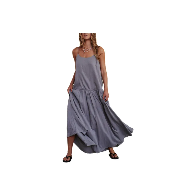 FREE PEOPLE Gemma Maxi Slip Dresses Women's Aven/Eiwen-0