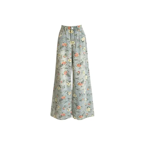 Udon House Jeans Women's Print