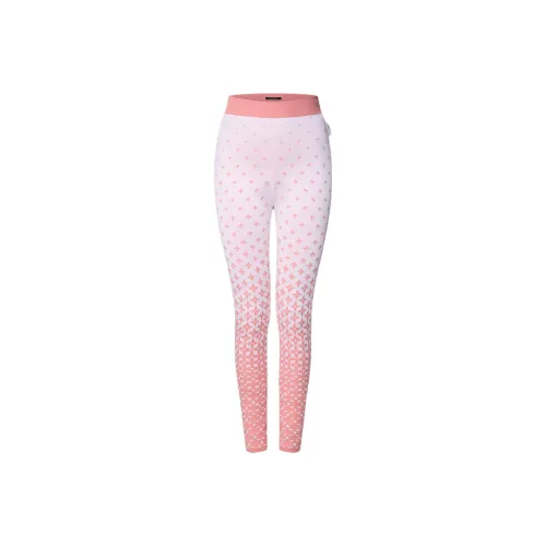 LOUIS VUITTON Ombré Monogram Silk Knit Leggings