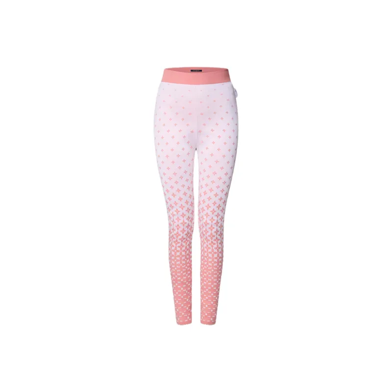 LOUIS VUITTON Ombré Monogram Silk Knit Leggings-0