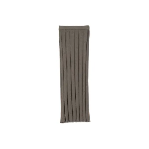 PRISTINE FW24 Knit Long Skirts Women's Gray