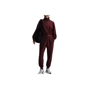 Nike Sportswear Phoenix Plush Knitted Sweatpants Women's Dark Red