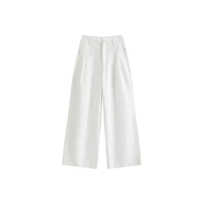 JUCY JUDY Casual Pants Women's White-0