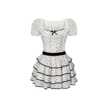 Qiuerle Short Sleeved Dress Women's