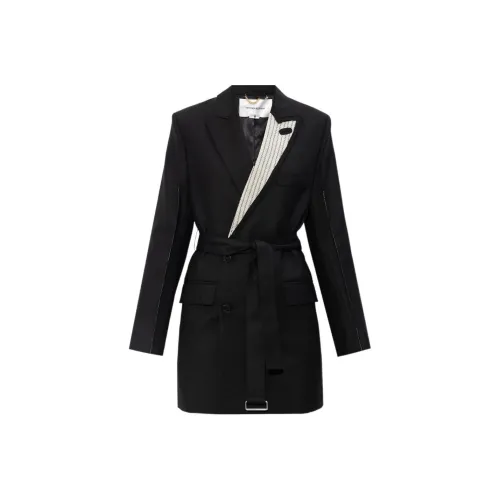 Victoria Beckham Double Breasted Long Sleeved Mini Dress