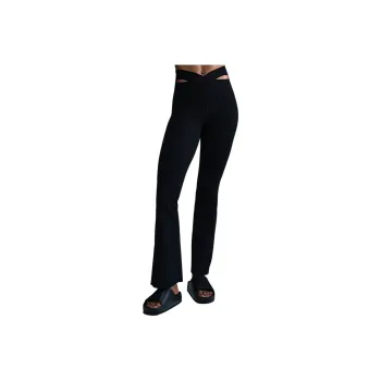 Nike Zenvy Rib Women's Gentle Support High Waisted Flared Leggings