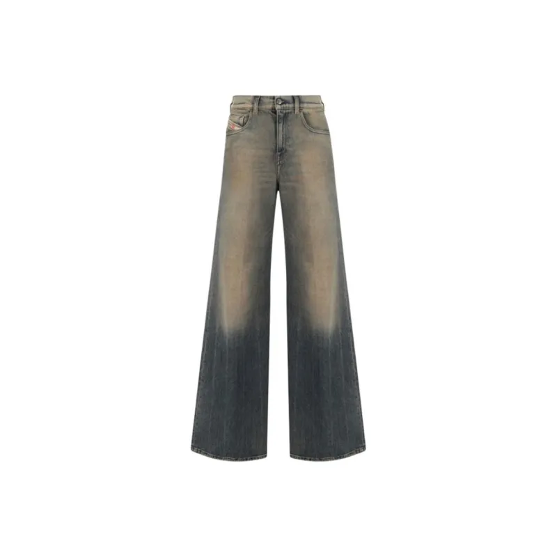 DIESEL 1978 D-Akemi Wide Leg Jeans-0