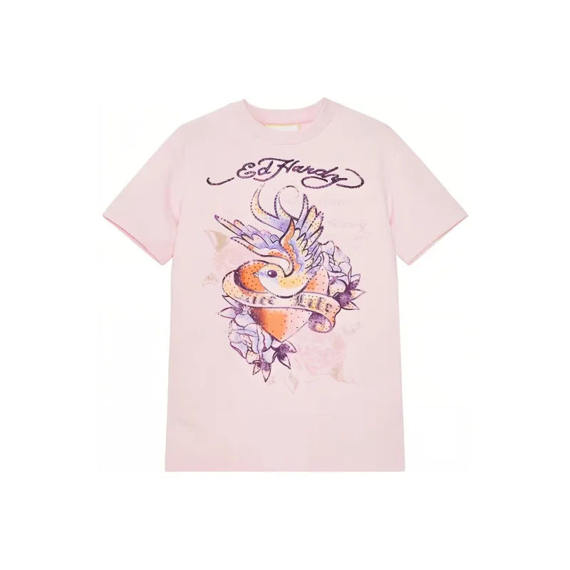 Ed Hardy SS24 Short Sleeved Dresses Women's Camellia Rose-0