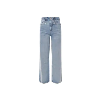 ISABEL MARANT Lemony Wide Leg Jeans
