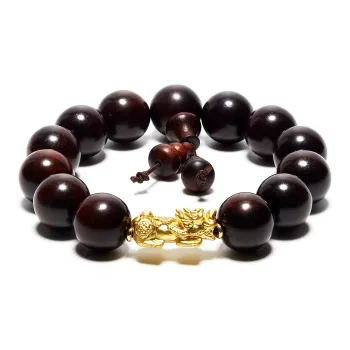 Bowl Pterocarpus Wooden Bracelets Unisex