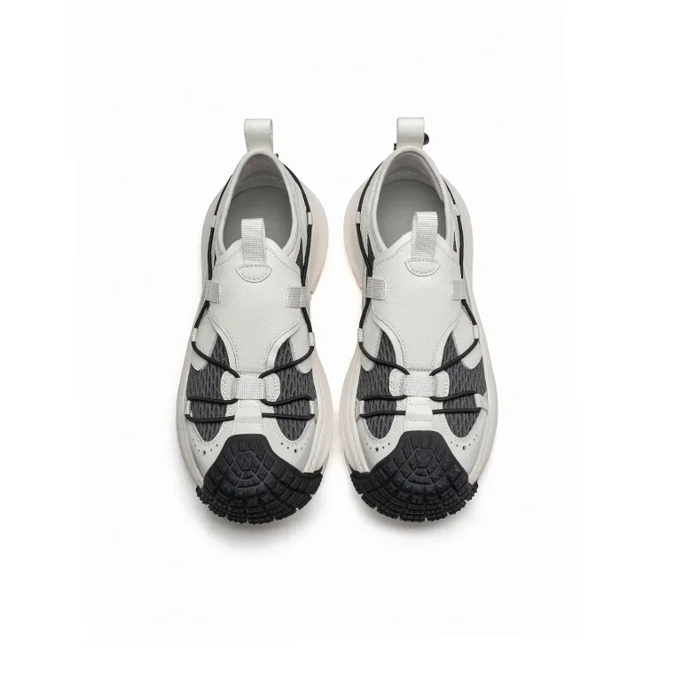 Anthony Miles Lightweight, Height Increasing, And Breathable Low Top Casual Shoes Men's White Black-3