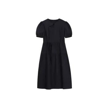 THE SEA LIFE Short Sleeved Dress Women's Black Mage