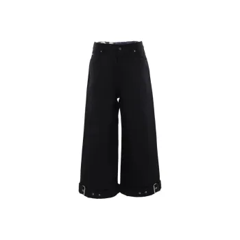 MELITTA Belted Cropped Jeans