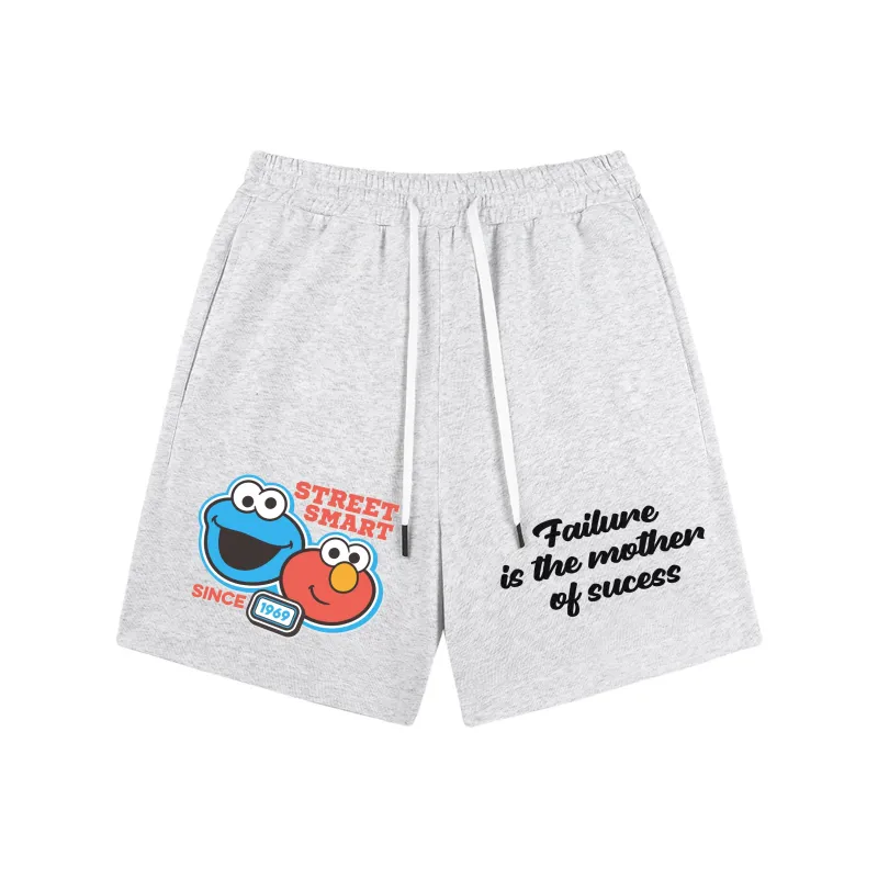 SESAME STREET Casual Shorts Unisex-4