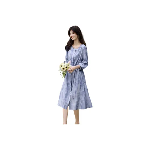 XWI Long Sleeved Dresses Women's Lilac