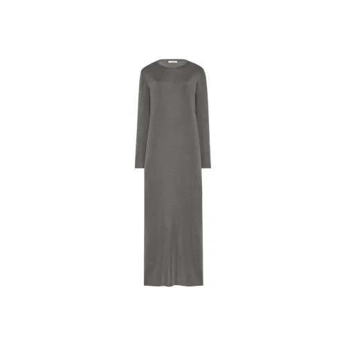 THE ROW Long Sleeved Dresses Women's Gray Blend