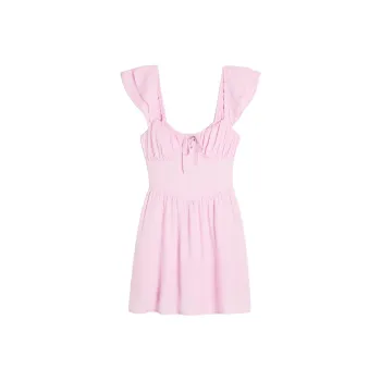 Hollister Short Sleeved Dresses Women's Pink