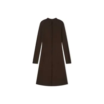 COVERINS Long-Sleeved Dresses Women's Dark Coffee