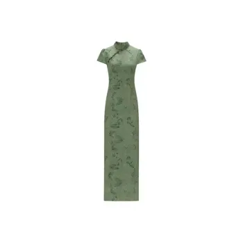 IQC Short Sleeved Dresses Women's Green