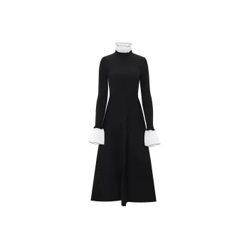 IDPAN Long Sleeved Dress Women's Black