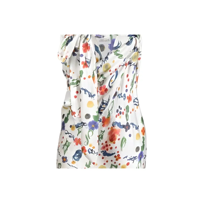 Vivienne Westwood SS23 Sleeveless Dress Women's White-4