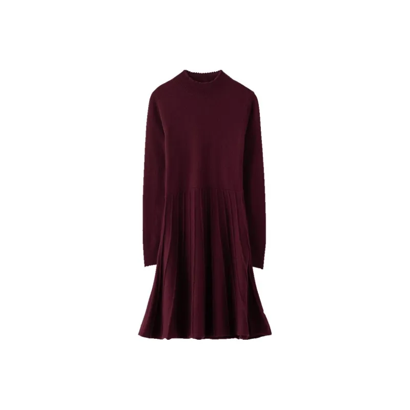 SNOWFORTE Long Sleeved Dresses Women's-1