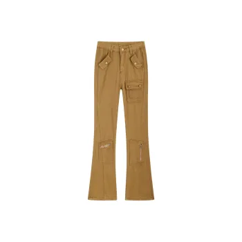 Garbege Jeans Women's Khaki