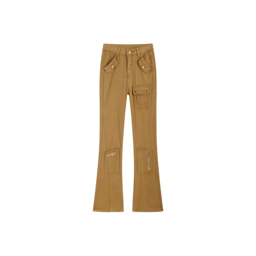 Garbege Jeans Women's Khaki
