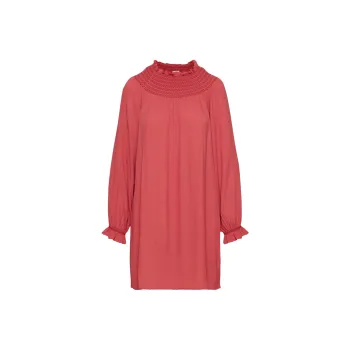 ARITZIA Wilfred Cider Dress Long-Sleeved Dresses Women's Rosy Red/Rose Red