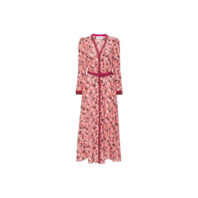 SALONI Long-Sleeved Dresses Women's Pink-0