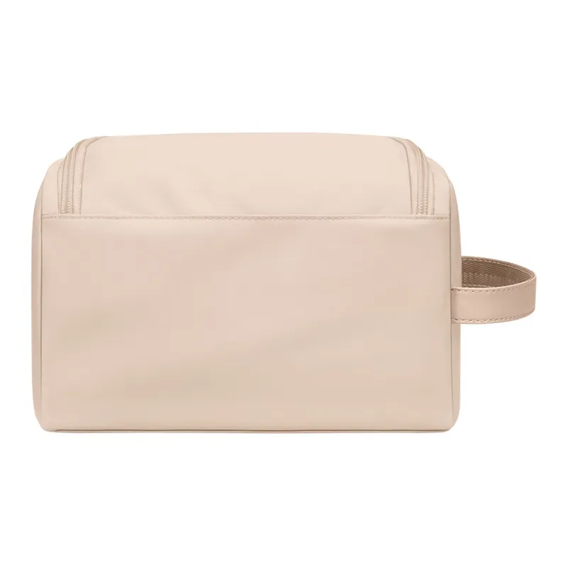 GOLF Water Repellent Fabric Makeup Bag Women's Elegant Black/Oat-6