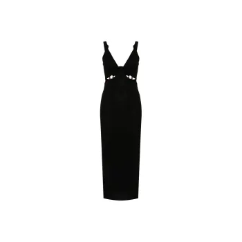 NANUSHKA Saar Wooden Beads Dress