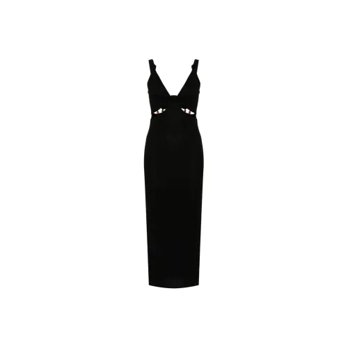 NANUSHKA Saar Wooden Beads Dress