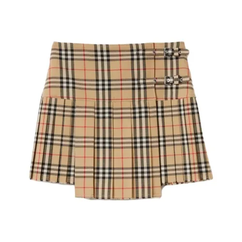 Burberry Casual Short Skirts Women's Brown