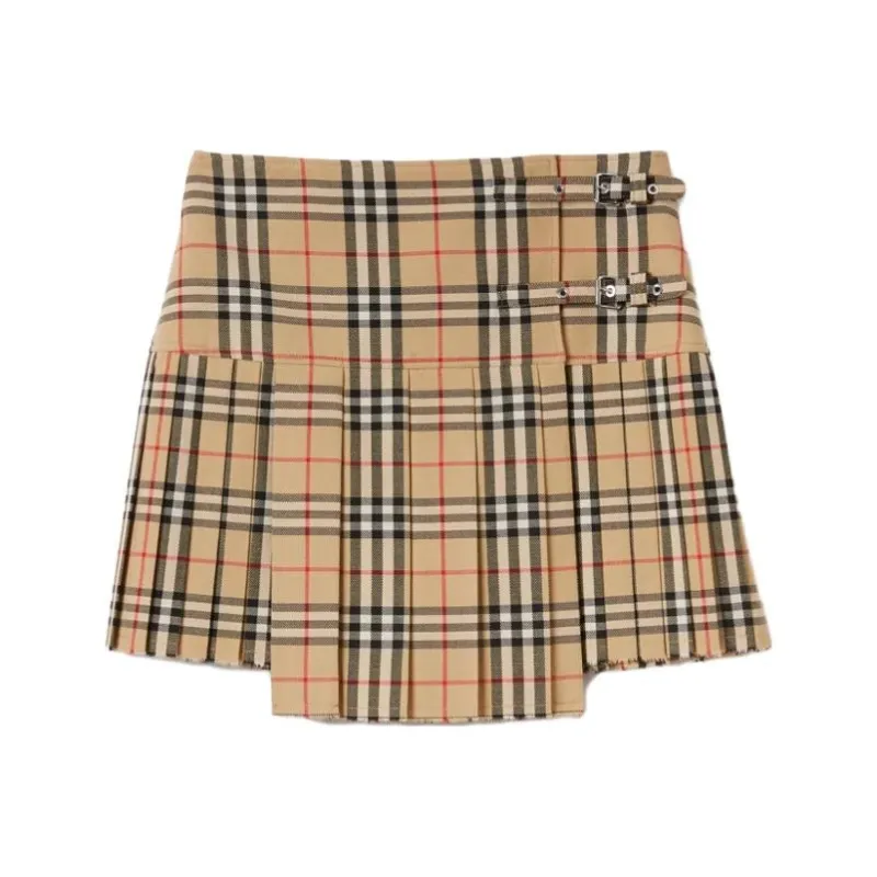 Burberry Casual Short Skirts Women's Brown-0