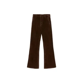LOEWE Bootleg Jeans In Denim Mens Coffee Bean