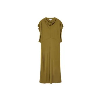 COS Short Sleeved Dresses Women's Khaki Green