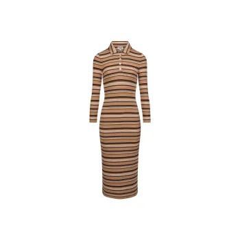 Rouje FW24 MAURICETTE DRESS Long-Sleeved Dresses Women's Beige